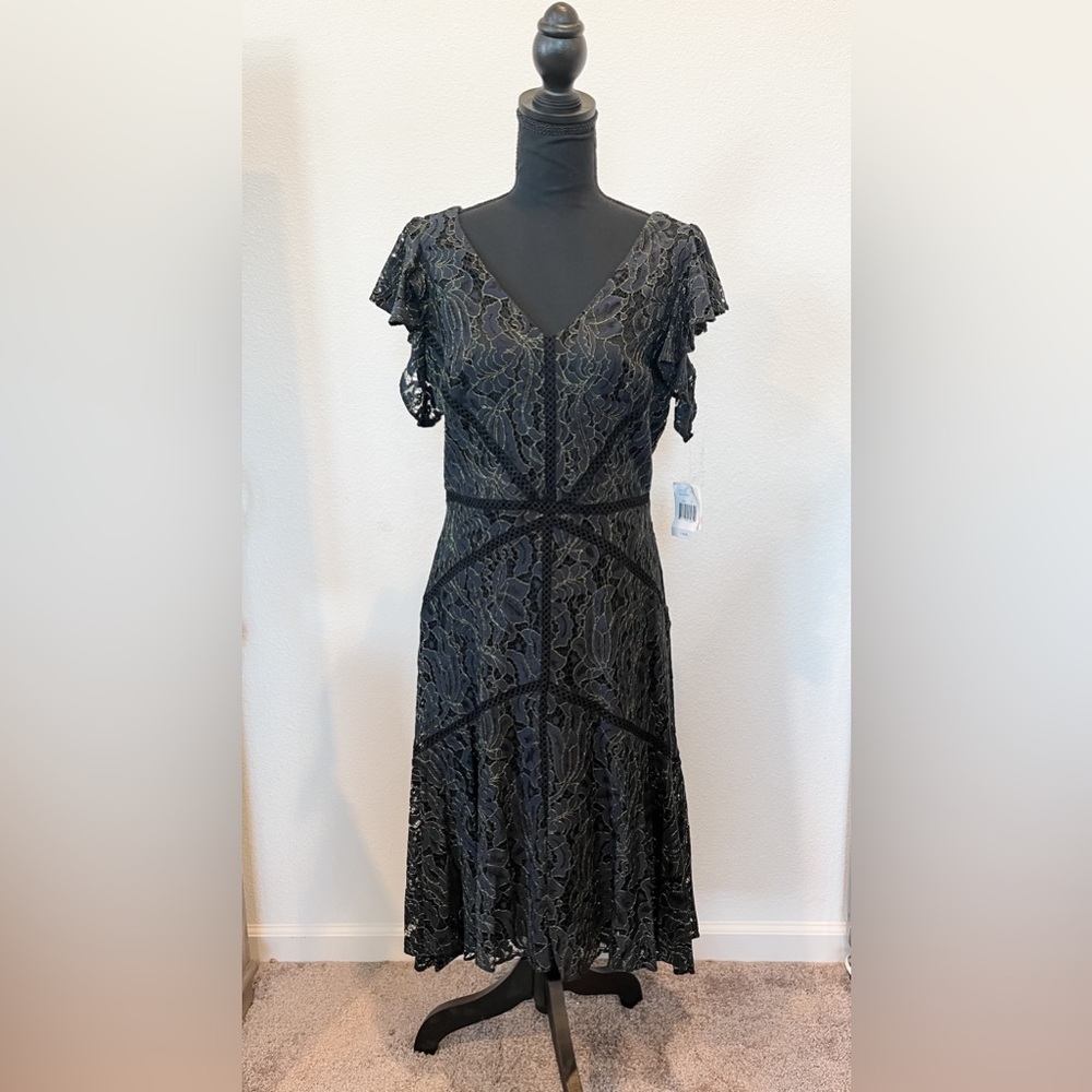 NWT Black Lace Dress size 10